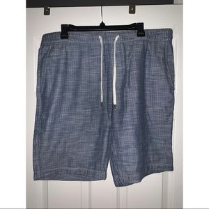 Express men’s draw string blue shorts